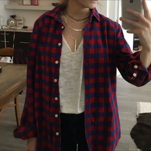 J Crew flannel shirt